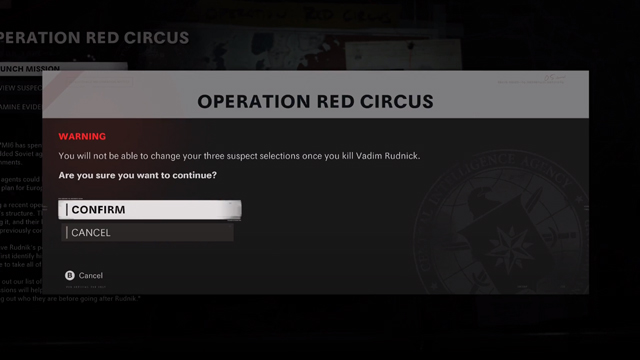 Black Ops Cold War Operation Red Circus Examine Evidence