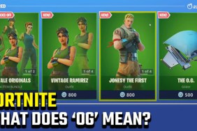 What does OG mean in Fortnite?