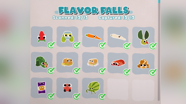 bugsnax all flavor falls list