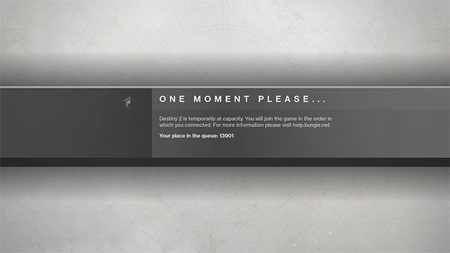 Destiny 2 Temporarily at Capacity | Why am I in queue?