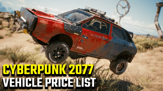 Cyberpunk 2077 how to buy vehicles_