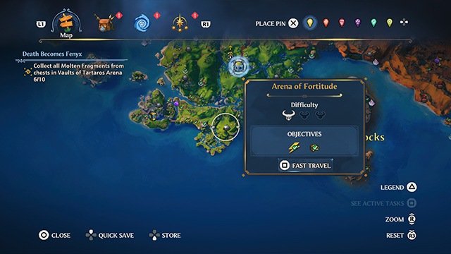 How to fast travel in Immortals Fenyx Rising