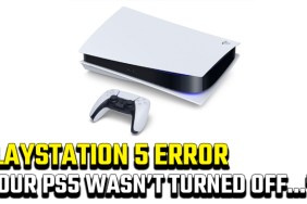 Your PS5 wasn't turned off properly error fix