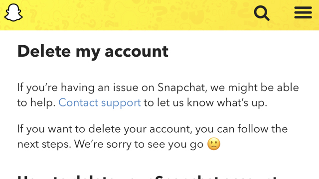 How to delete Snapchat in 2021 