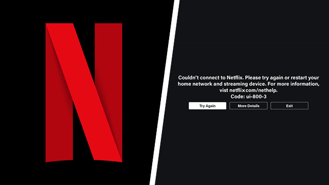 How to fix Netflix error code UI-800-3