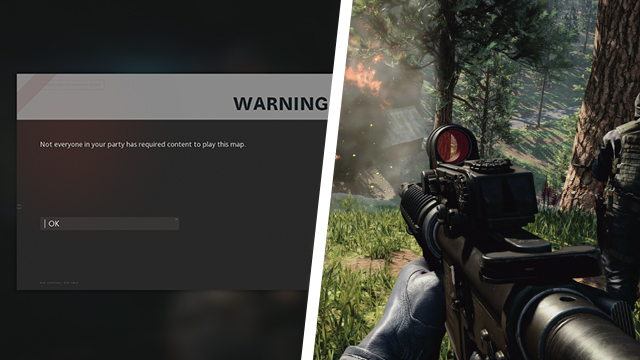 Black Ops Cold War 'Not everyone in party has required content' error fix