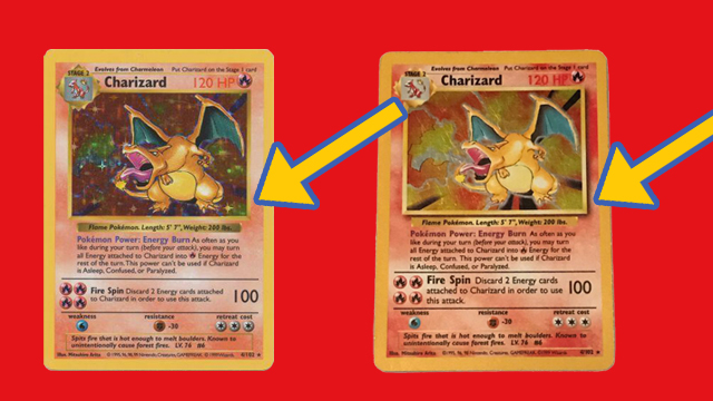 What is a shadowless Pokemon card?