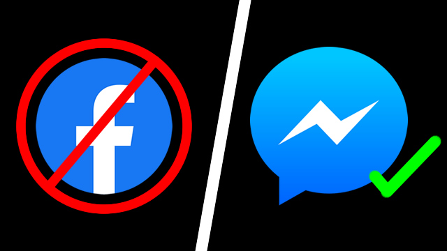 How to delete Facebook but keep Messenger