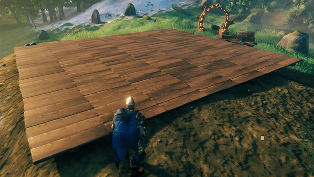 Valheim building supports guide - step one foundation
