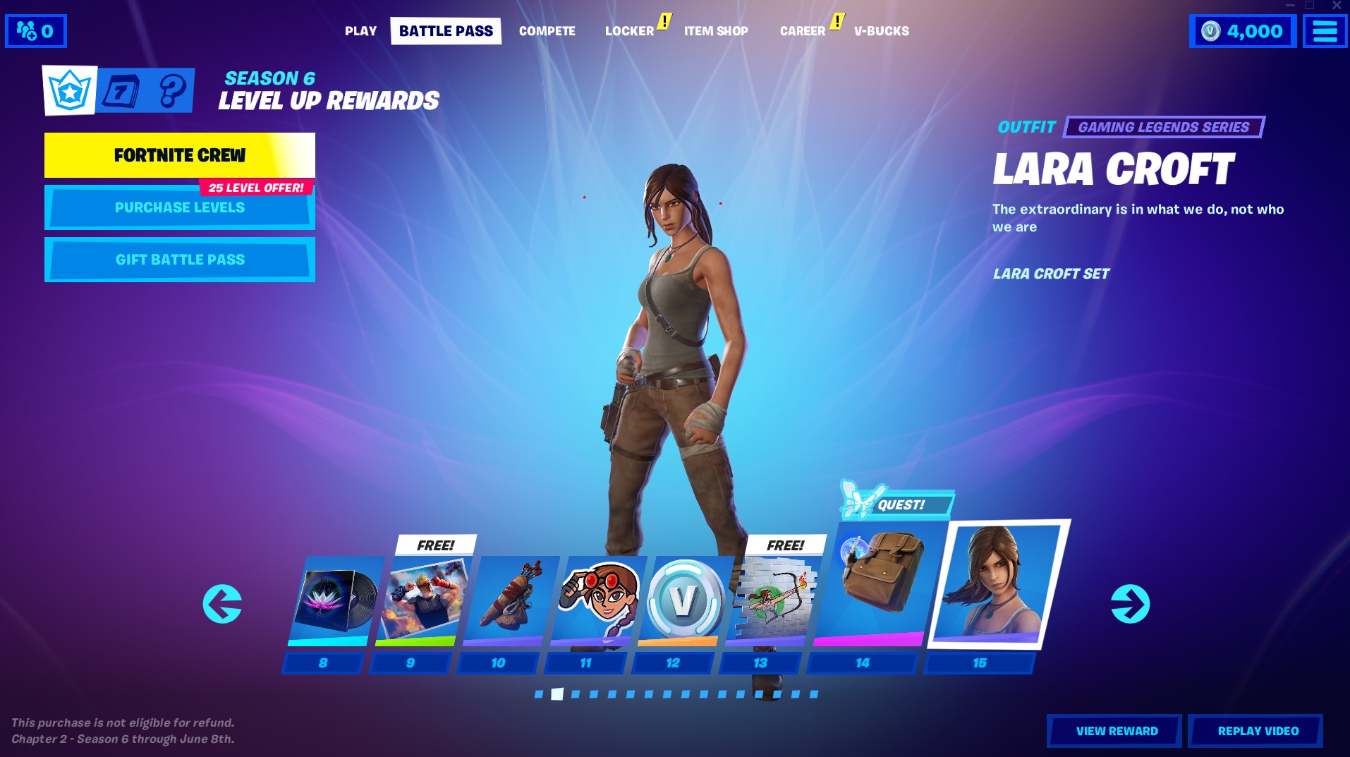 fortnite season 6 battle pass skins