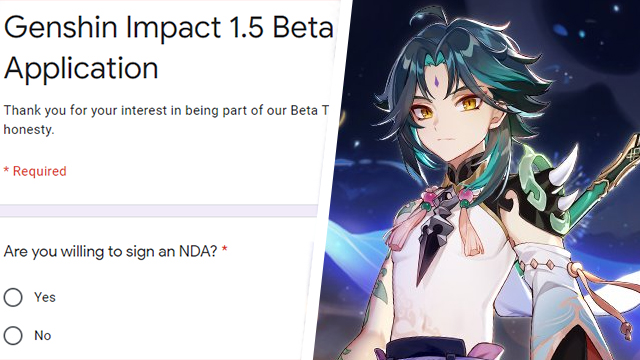 How to get the Genshin Impact beta sign up in the 1.5 update