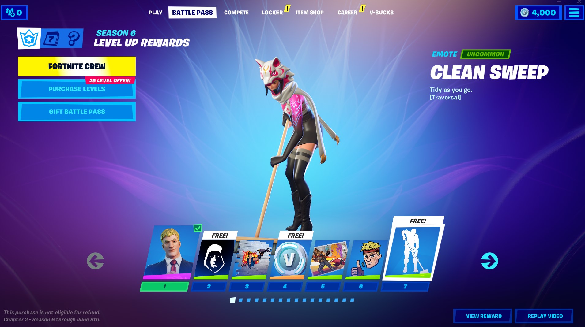 fortnite season 6 battle pass skins