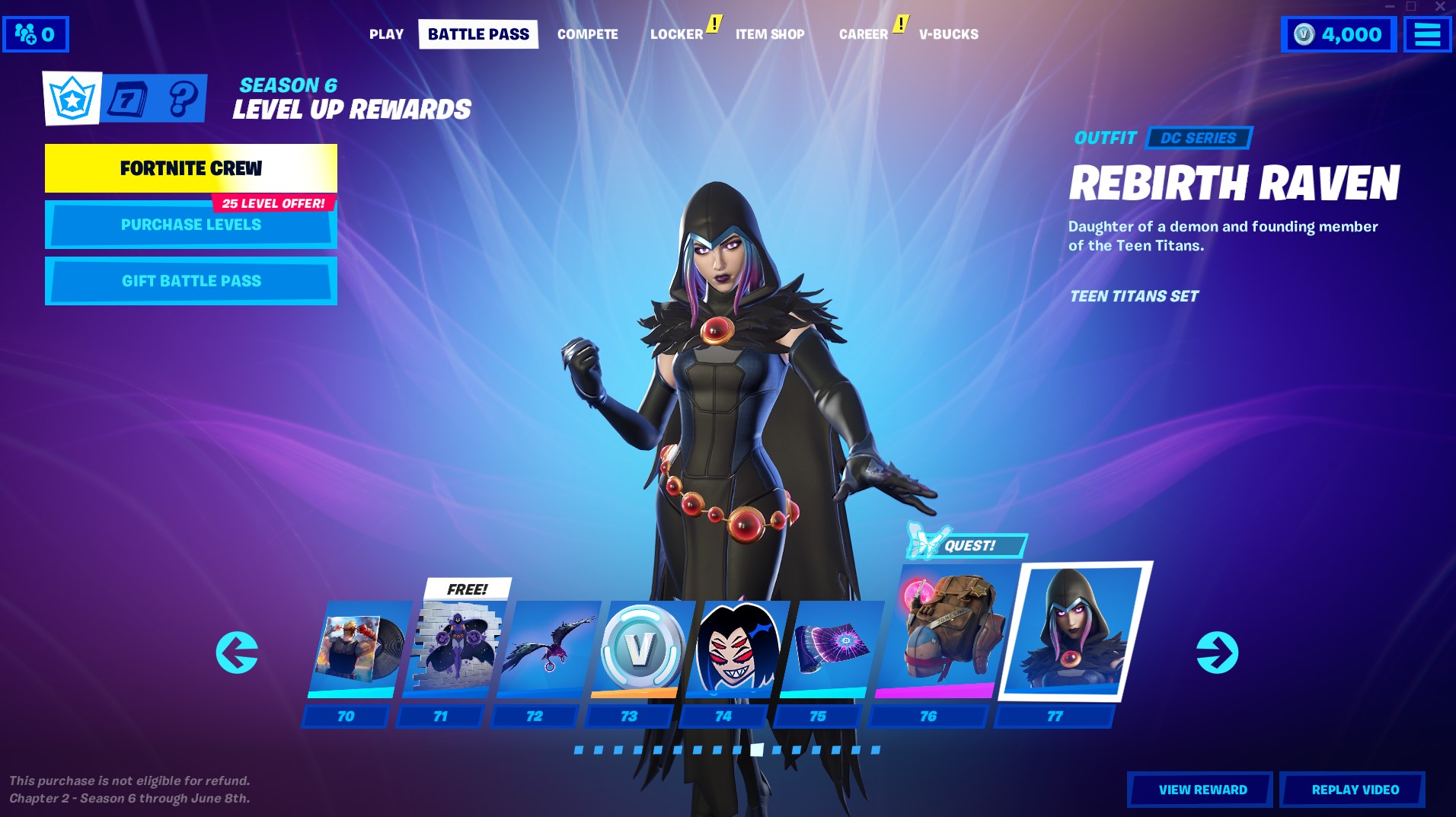 fortnite season 6 battle pass skins