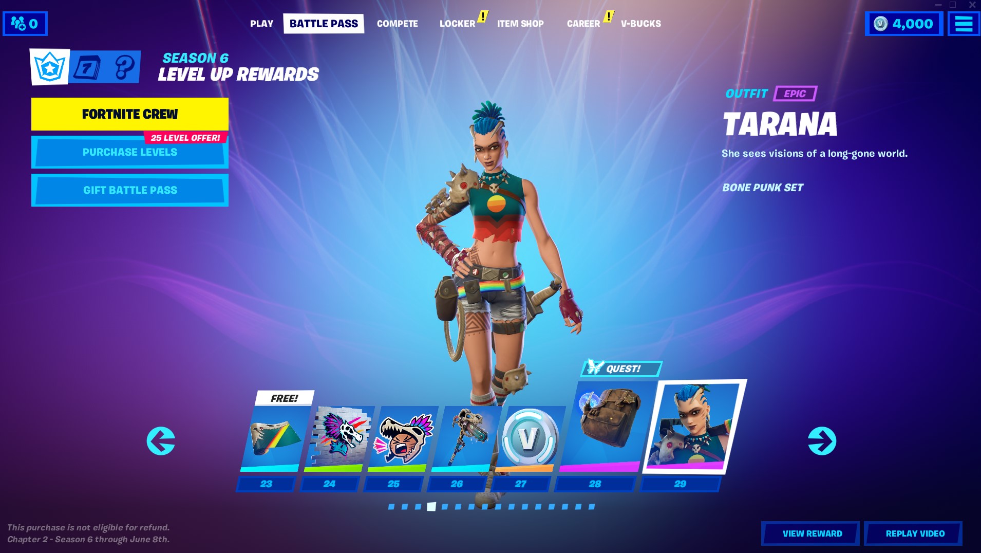 fortnite season 6 battle pass skins