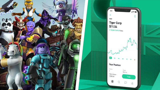 roblox robinhood stock