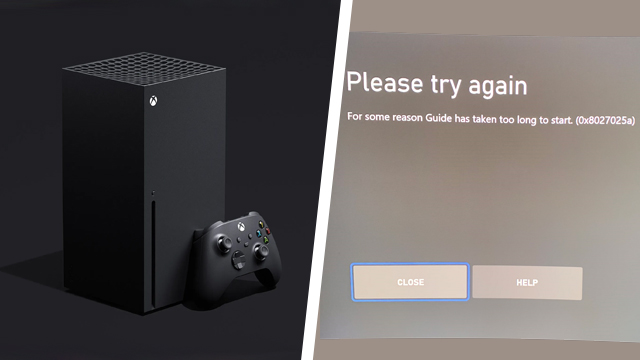 Xbox Series X S Guide not opening