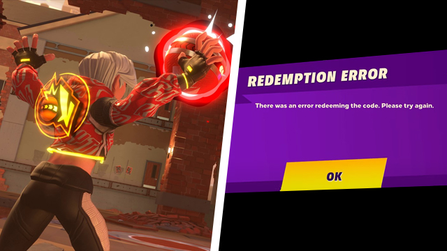 Knockout City redeem code redemption error