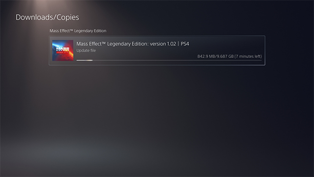 Mass Effect Legendary Edition 1.02 update patch notes