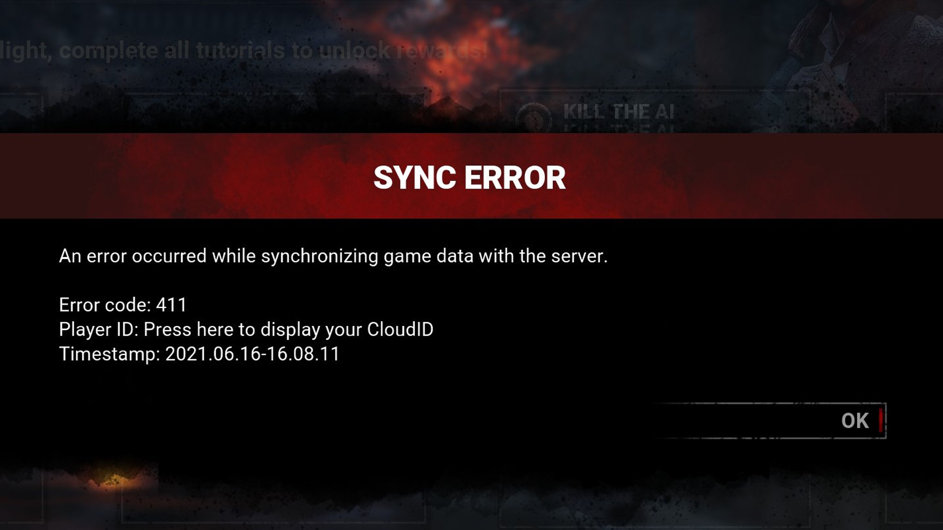Dead By Daylight Error Code 411