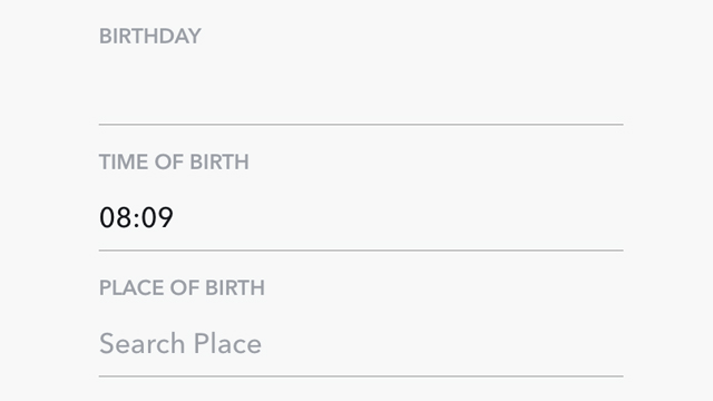 Snapchat birth time