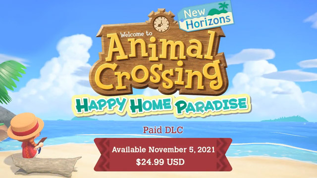 Animal Crossing New Horizons Happy Home Paradise price, how to get download DLC