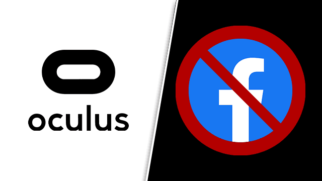 Oculus remove Facebook account signin requirement