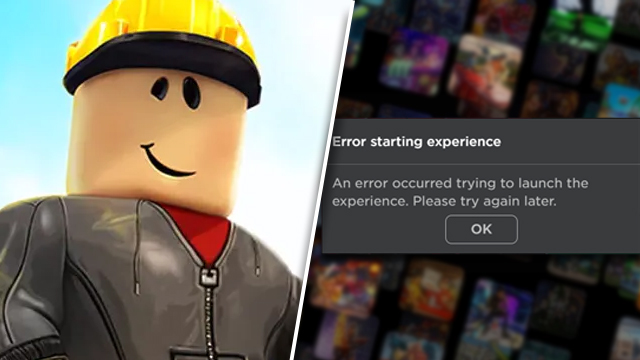 Roblox Error starting experience fix