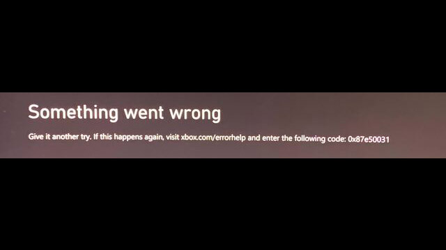 Xbox Something went wrong error fix