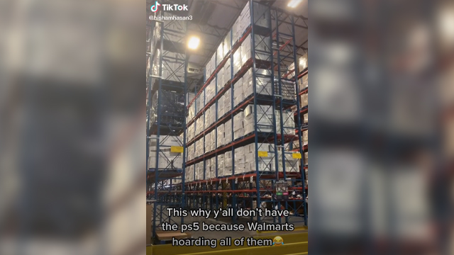 ps5 walmart tiktok stock