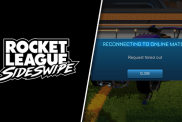 Rocket League Sideswipe Reconnecting to Online Match Request timed out error fix