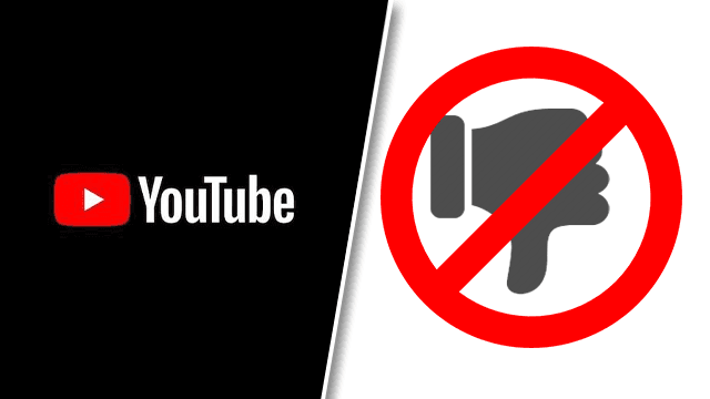 YouTube dislike count gone disabled