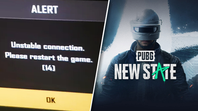 pubg new state unstable connection error fix