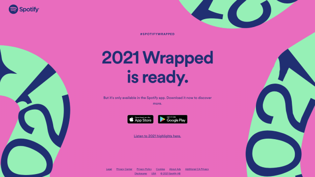 Spotify Wrapped 2021