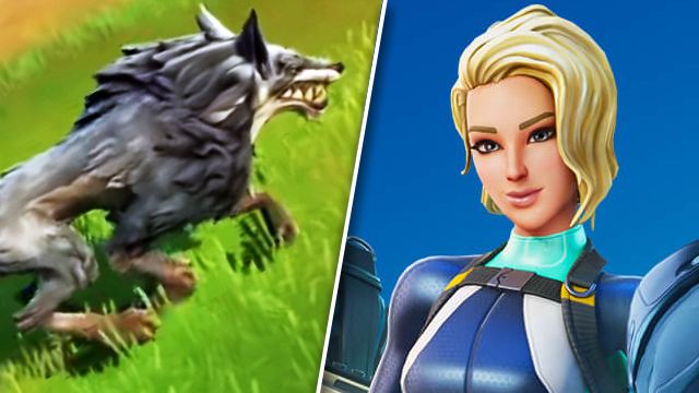 How to jump on a wolf in Fortnite