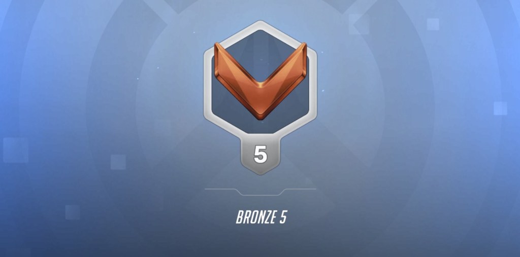 overwatch 2 ranking system broken bronze 5 bug