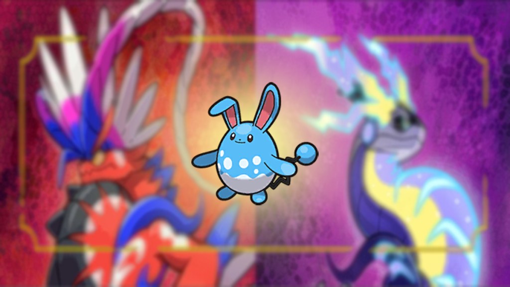 Pokemon Scarlet and Violet Azumarill Belly Drum