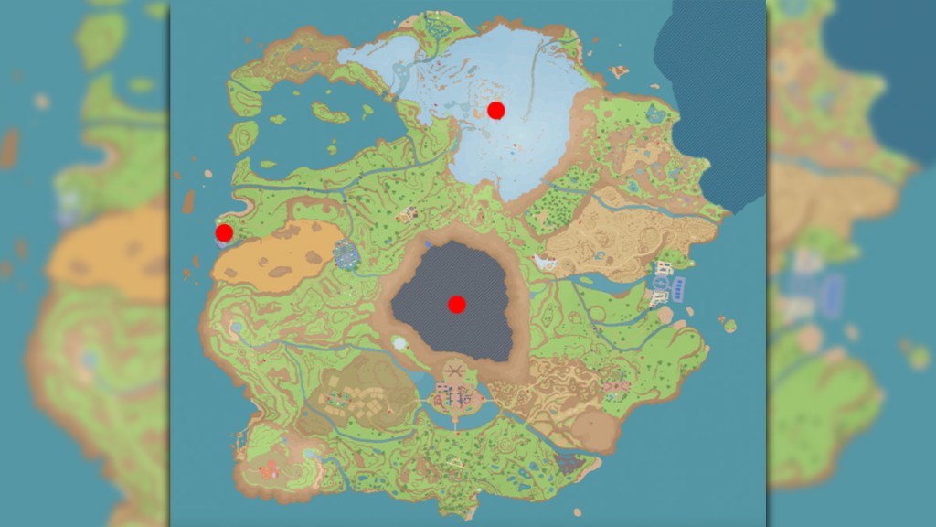 Pokemon Scarlet and Violet Dusk Stone Locations Map