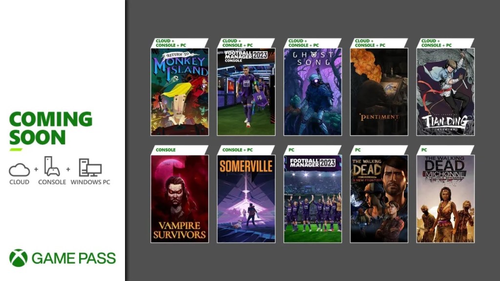 Xbox Game Pass Games November 2022