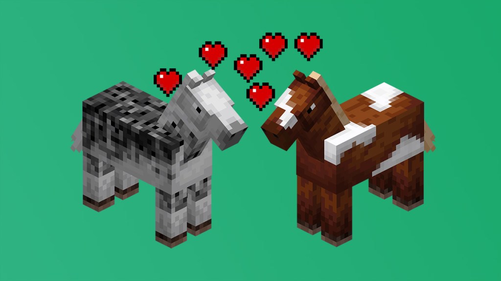 How to breed horses donkeys mules in Minecraft