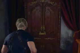 Resident Evil 4 remake Village Chiefs Manor code cabinet