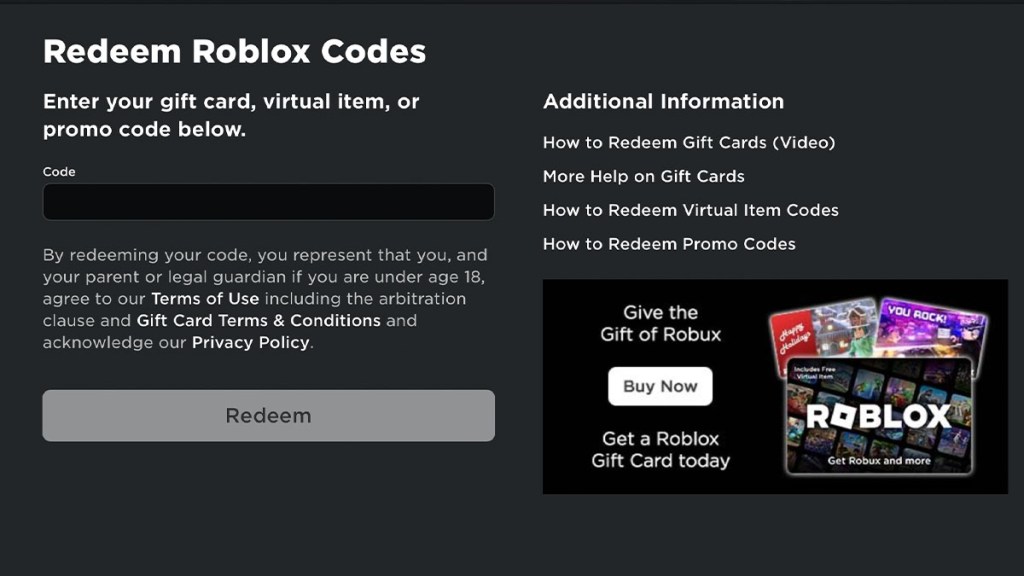 How to redeem Roblox codes