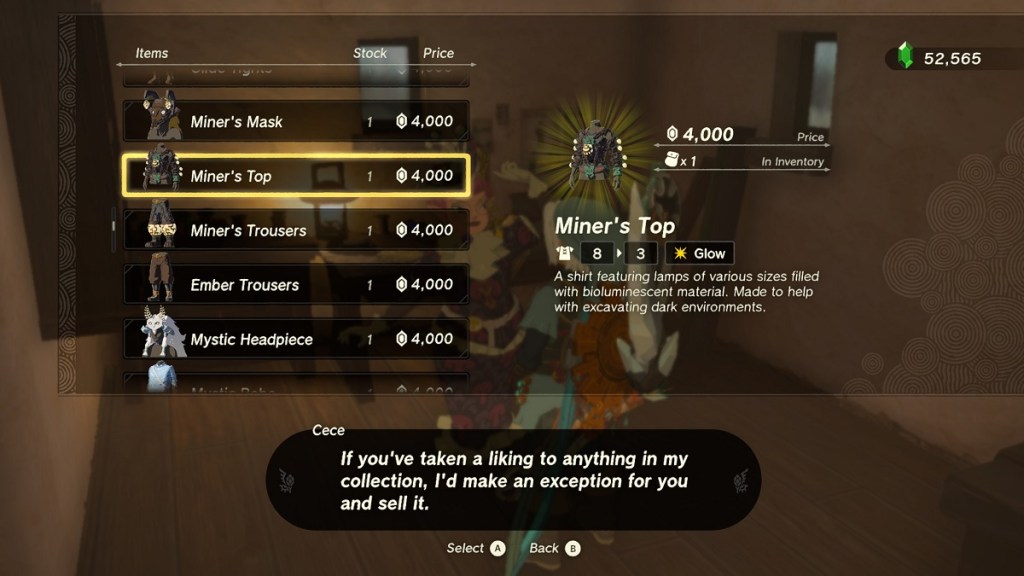 Zelda Tears of the Kingdom Buy Back