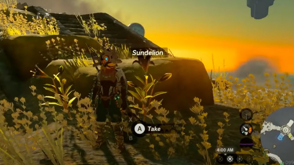 Zelda: Tears of the Kingdom Sundelion Recipe Recipes List