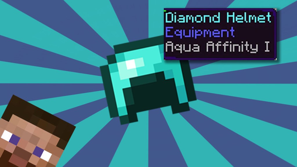 Minecraft How to Get Aqua Affinity Enchantment