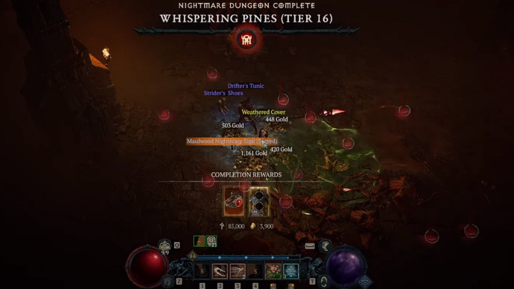 Diablo 4 Glyph Upgrade Not Appearing Spawning Bug Glitch