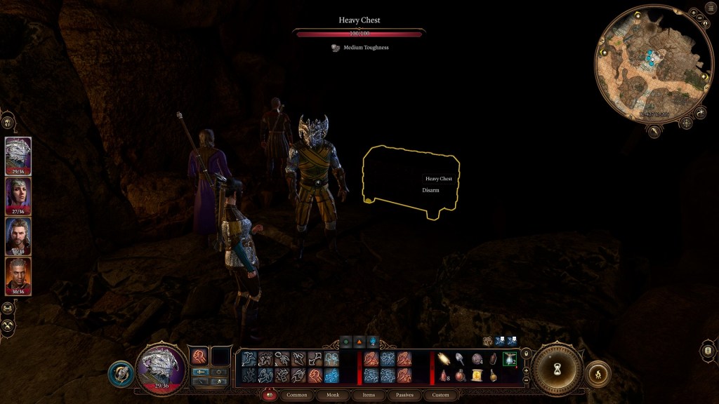 Baldur's Gate 3 Charred Key Heavy Chest Underground Passage Where to Go How Use