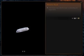 Baldur's Gate 3 BG3 Memory Shard How to Use