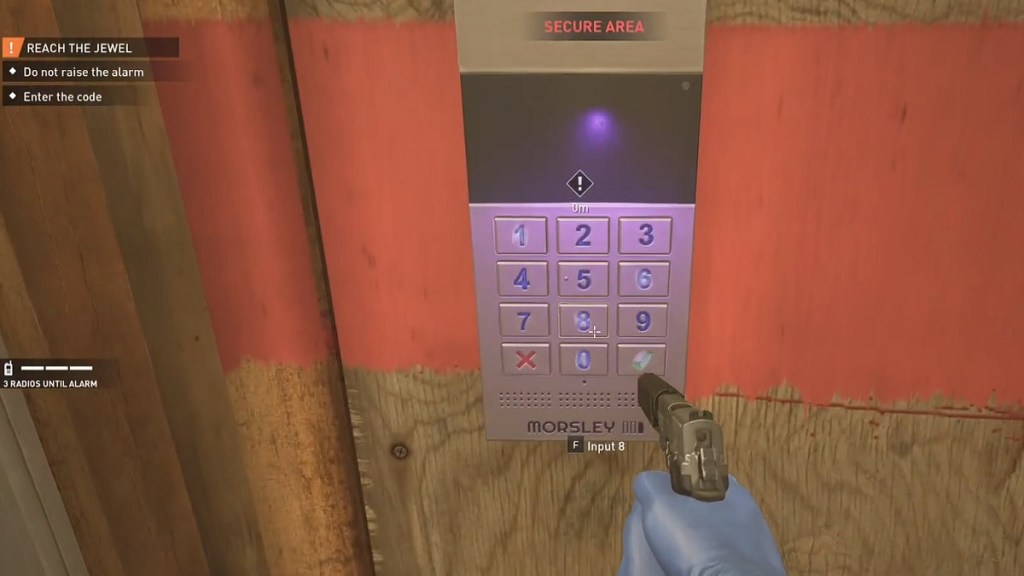 Payday 3 Tutorial Door Code Password Keypad Input