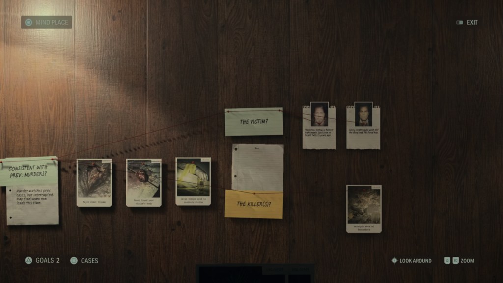 Alan Wake 2 Case Board: How to Place Clues in the Mind Place