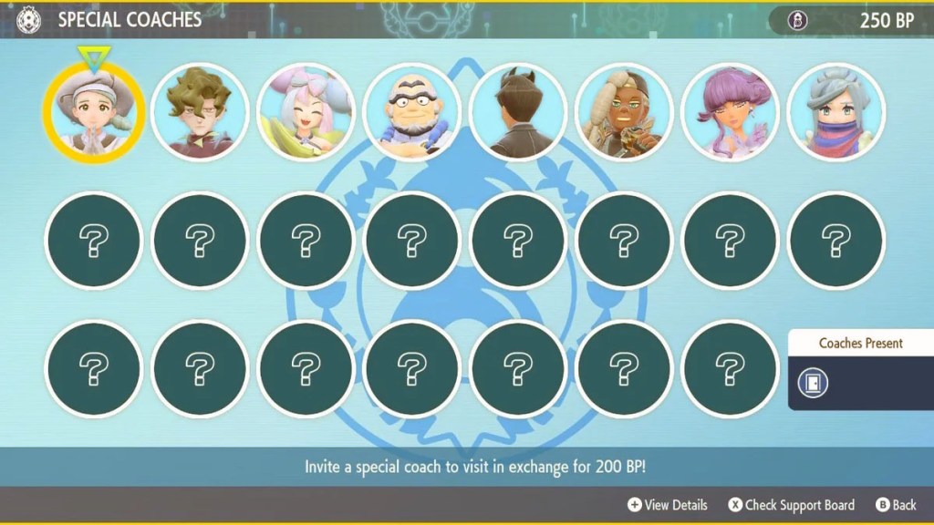 Pokemon Scarlet Violet Indigo Disk Unlock More Special Coaches